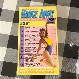 Esquire Dance Way Low Impact Aerobics VHS Video Tape VCR 50s 60s Rockabilly